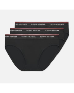 Комплект мужских трусов Underwear 3 Pack Cotton Briefs цвет чёрный размер L Tommy hilfiger