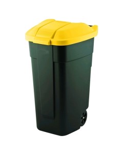 Контейнер для мусора 12900 224 60 110л черный желтый 214128 Curver
