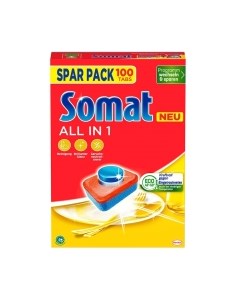 Таблетки для посудомоечных машин Somat