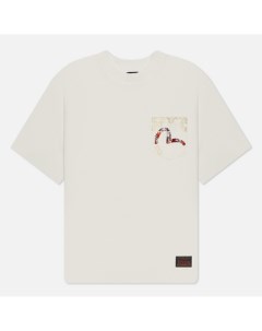 Мужская футболка Maple Leaf Hot Stamping Foil Seagull Print Evisu