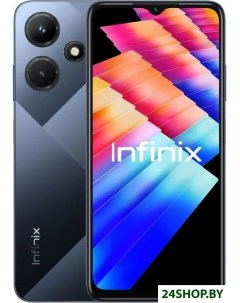 Смартфон Hot 30i X669D 8GB 128GB зеркально черный Infinix