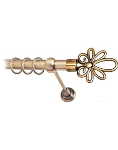 Карниз для штор LmDecor 16мм 1р гладкий 3,0м АНТИК /Астра 170 Lm decor