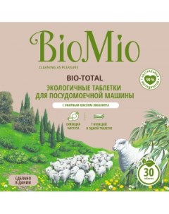 Таблетки для посудомоечных машин Bio Total Эвкалипт 600 г Biomio