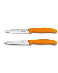 Набор кухонных ножей Swiss Classic 6 7796 L9B оранжевый Victorinox