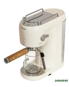Кофеварка рожковая Pioneer CM109P белый Pioneer (бытовая и строительная техника)