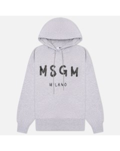 Женская толстовка Milano Logo Unbrushed Hoodie Msgm