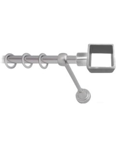 Карниз для штор Куб 177 1р гладкий (сатин, 1.6м) Lm decor