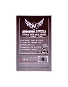 Набор протекторов для игровых карточек Mayday games