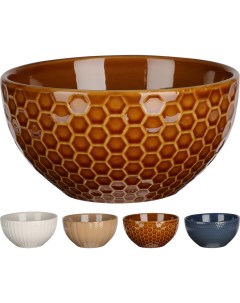 Салатник Honeycomb 680 мл керамика No brand