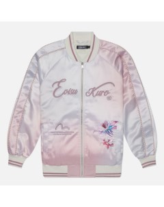 Женская куртка бомбер kuro Embroidered Virtual Floral Souvenir Evisu