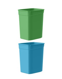 Набор контейнеров для мусора ECO BIN 2х25Л Микс 1 Econova