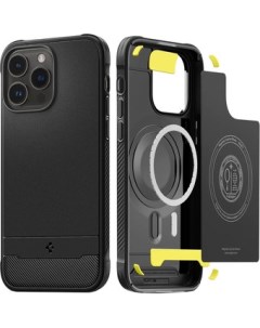 Чехол для телефона Rugged Armor MagFit iPhone 14 Pro Max ACS04812 (matte black) Spigen