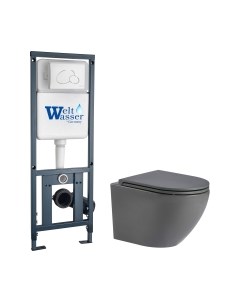 Унитаз подвесной с инсталляцией Weltwasser