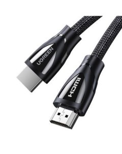 Кабель UGREEN HD140-80401 HDMI 2.1 to HDMI 2.1, в нейлоновой оплётке, 1m, Black Ugreen