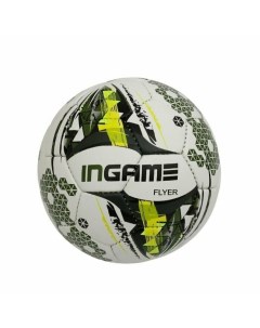 Мяч футбольный Flyer IFB 105 белый желтый Ingame
