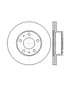 Тормозной диск Stellox