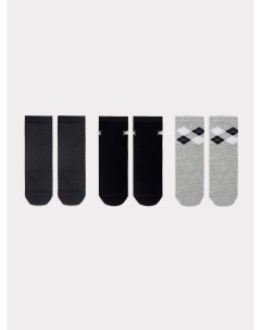 Носки детские мультипак 3 пары в серо черных цветах Mark formelle