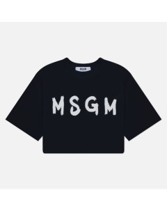 Женская футболка Contrast Impact цвет чёрный размер XS Msgm
