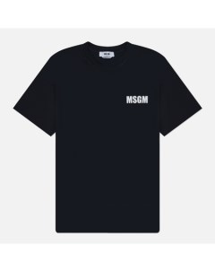 Мужская футболка Never Look Back Print Regular цвет чёрный размер S Msgm