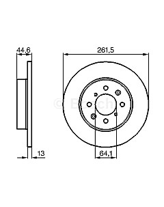 Тормозной диск Bosch