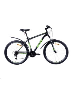 Велосипед Quest 26 2022 18 черный зеленый Aist