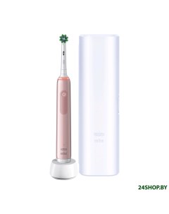 Электрическая зубная щетка Pro 3 3500 Cross Action D505 513 3X белый розовый Oral-b