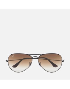 Солнцезащитные очки Aviator Gradient цвет коричневый размер 62mm Ray-ban