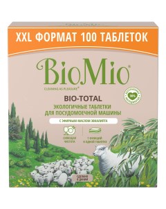 Таблетки для посудомоечных машин Bio Total Эвкалипт 100 шт Biomio