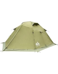 Экспедиционная палатка Peak 3 v2 зеленый Tramp