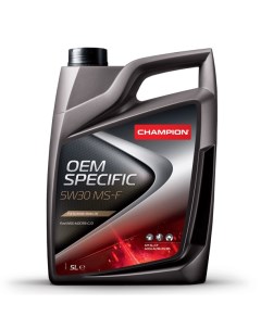 Масло моторное синтетическое OEM Specific 5W30 MS-F, 4л Champion