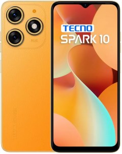 Смартфон Spark 10 4GB 128GB оранжевый Tecno