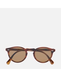 Солнцезащитные очки Gregory Peck 1962 Polarized цвет коричневый размер 47mm Oliver peoples