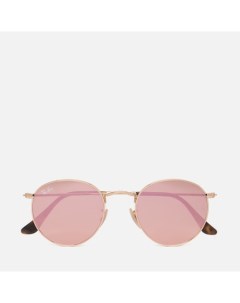 Солнцезащитные очки Round Flat Lenses цвет розовый размер 50mm Ray-ban