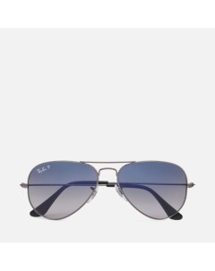 Солнцезащитные очки Aviator Gradient Polarized цвет серый размер 55mm Ray-ban