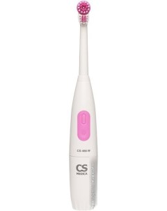 Электрическая зубная щетка CS 466 W белый розовый Cs medica