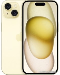 Смартфон iPhone 15 Dual SIM 128GB желтый Apple
