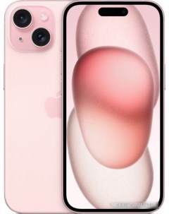 Смартфон iPhone 15 Dual SIM 128GB розовый Apple