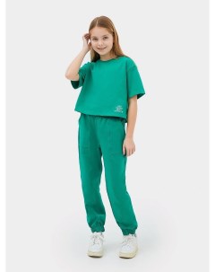 Комплект для девочек футболка брюки в зеленом цвете Mark formelle
