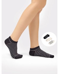Мультипак коротких женских носков 3 пары в разных цветах Mark formelle
