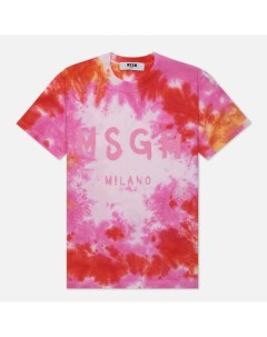 Женская футболка Impact Embroidery цвет розовый размер L Msgm
