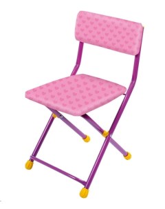 Детский стул Nika СТУ1 сердечки на розовом Nika детям