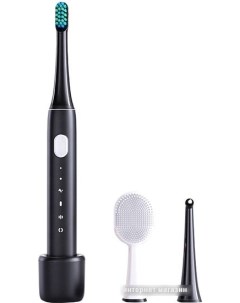 Электрическая зубная щетка Sonic Electric Toothbrush P20C 3 насадки черный Infly