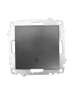 Zena/Vega дым. Выключатель 1-кл. прох. (без рамки) 609-011100-209 El-bi