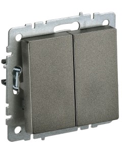 Бронза Выключатель 2-кл. прох. (без рамки) BR-V22-0-10-K45 IEK Brite
