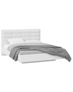 Двуспальная кровать Агата тип 1 160x200 белый Трия