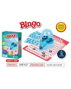 Игра настольная Бинго Лотерея 2087627 007 120 Kingso toys