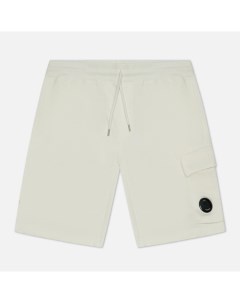 Мужские шорты Cotton Diagonal Fleece Cargo Garment Dyed цвет белый размер S C.p. company