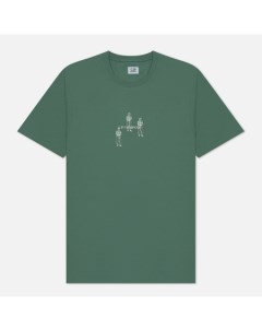 Мужская футболка 30 1 Jersey Relaxed Graphic цвет зелёный размер XXL C.p. company