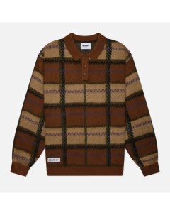 Мужской свитер Ivy Button Up Knit цвет коричневый размер M Butter goods