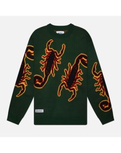 Мужской свитер Scorpion Knitted цвет зелёный размер L Butter goods